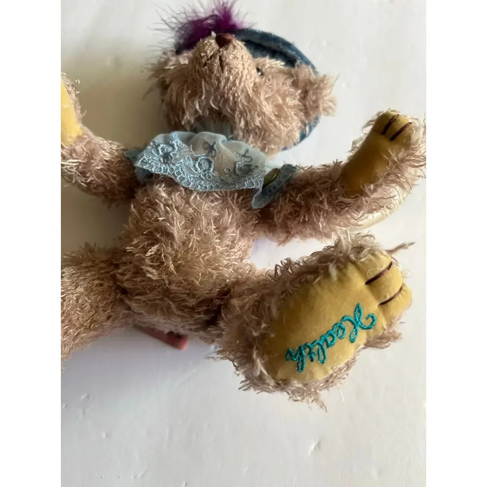 Pickford Bears Brass Button Sidney Power Bear of Health Teddy Plush 9” Tag